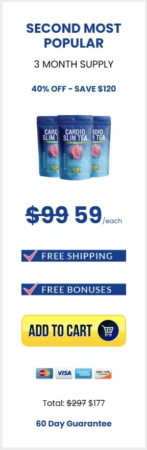 Buy Cardio Slim Tea 3 Bottle